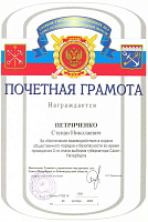 За обеспечение безопасности во время проведения 2-го этапа выборов губернатора СПб